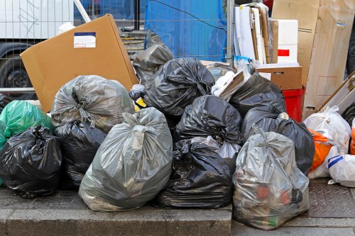 Business professionals managing waste in Clerkenwell office