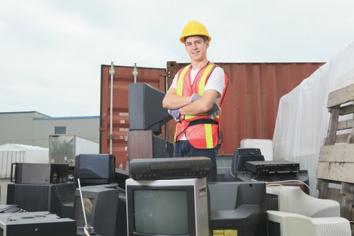 Advanced waste management technology in use