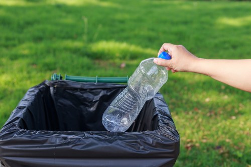 On-site composting facility for organic business waste